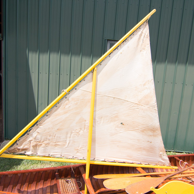 1938 Old Town Sailing Canoe with Accessories
