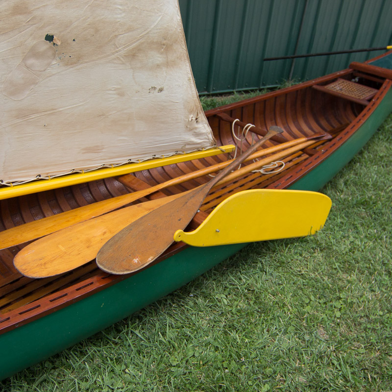 1938 Old Town Sailing Canoe with Accessories