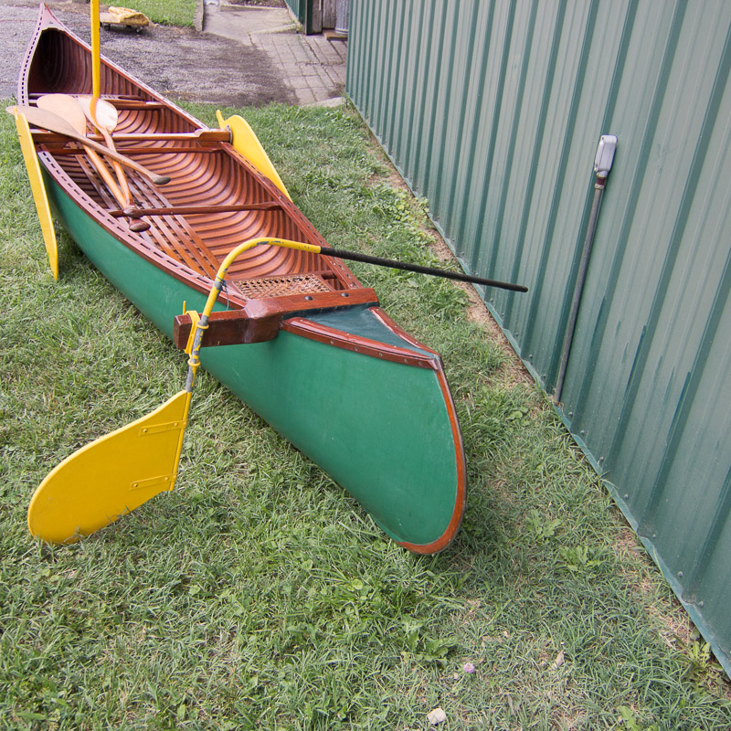 1938 Old Town Sailing Canoe with Accessories