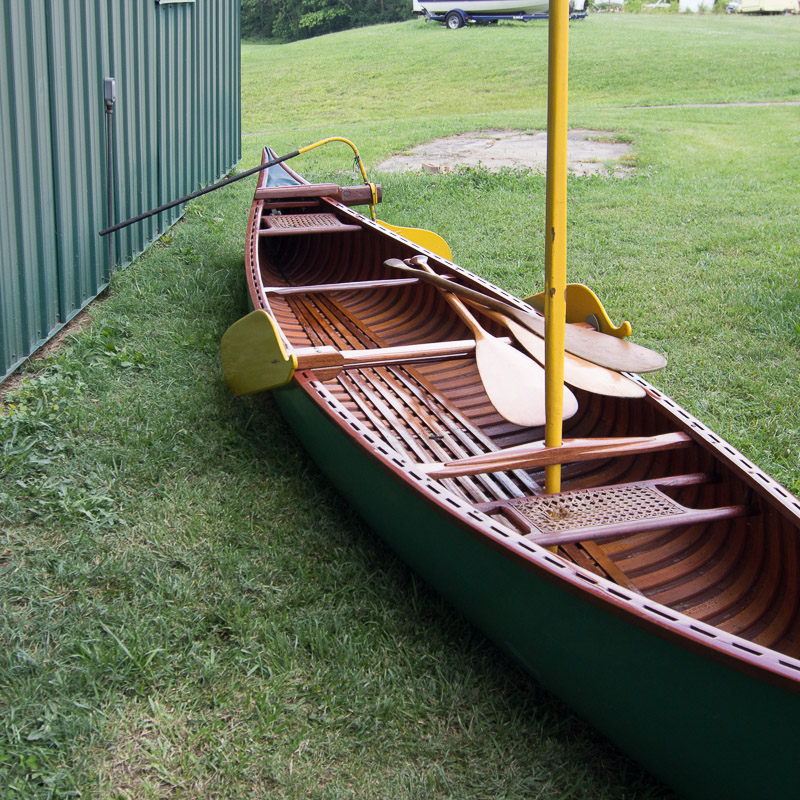 1938 Old Town Sailing Canoe with Accessories