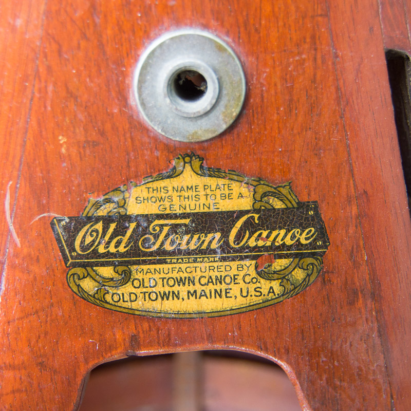 1938 Old Town Sailing Canoe with Accessories