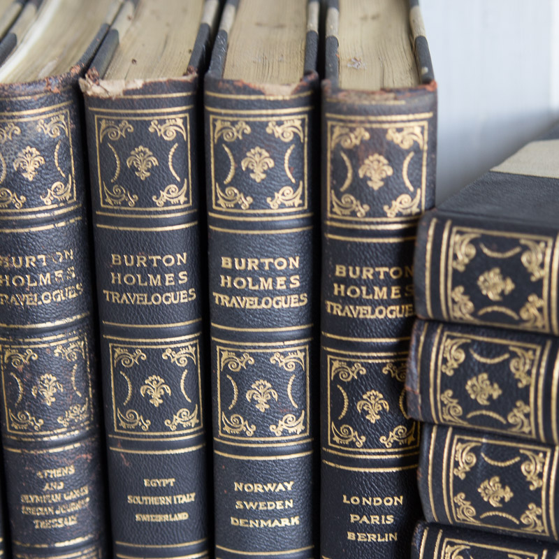 Complete 13 Volume "Burton Holmes Travelogues" (1919) with "Travel Tips" (1920)