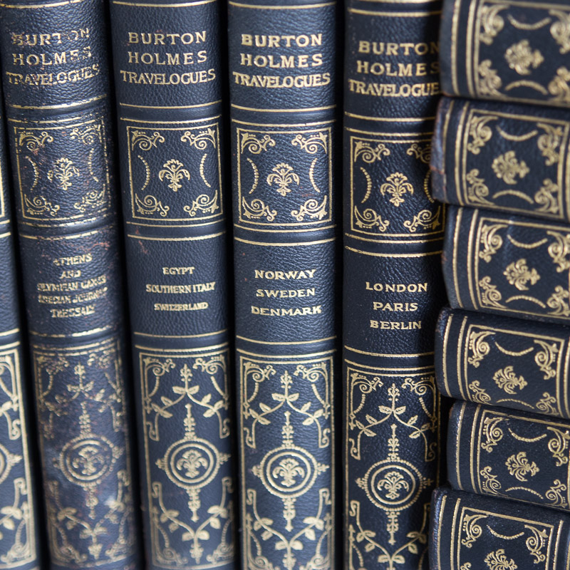 Complete 13 Volume "Burton Holmes Travelogues" (1919) with "Travel Tips" (1920)