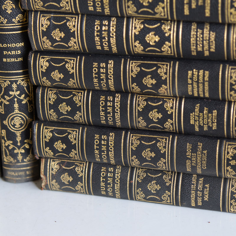 Complete 13 Volume "Burton Holmes Travelogues" (1919) with "Travel Tips" (1920)
