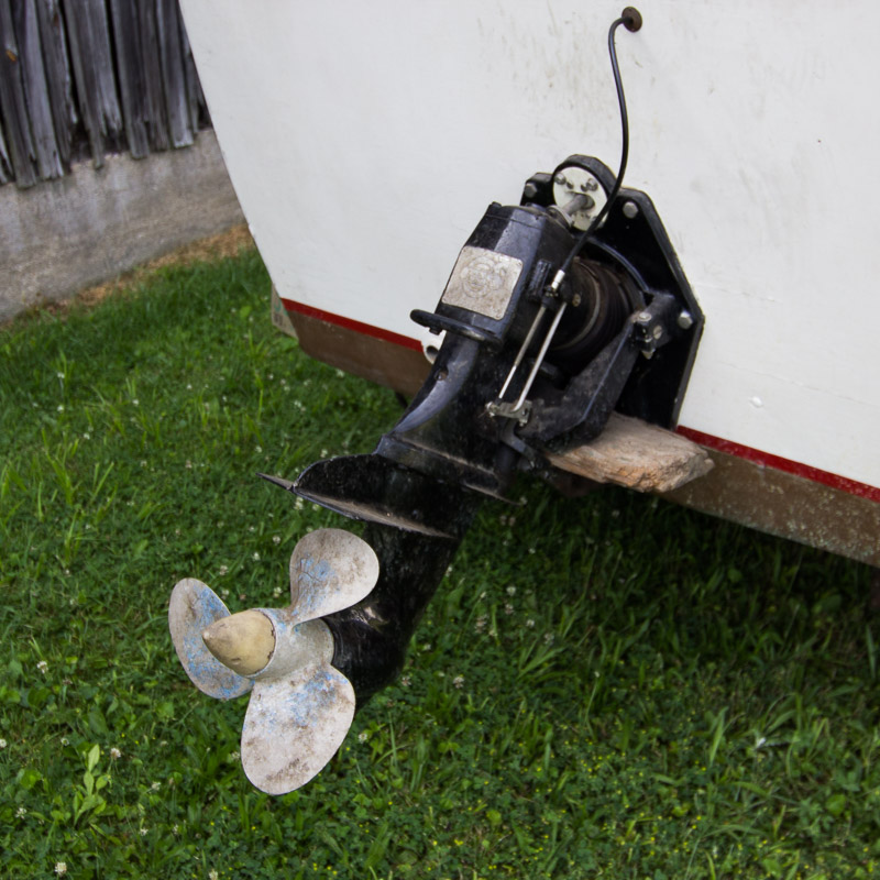 1956 Handcrafted Cuddy Cabin Boat with 110 HP Volvo Engine and Trailer