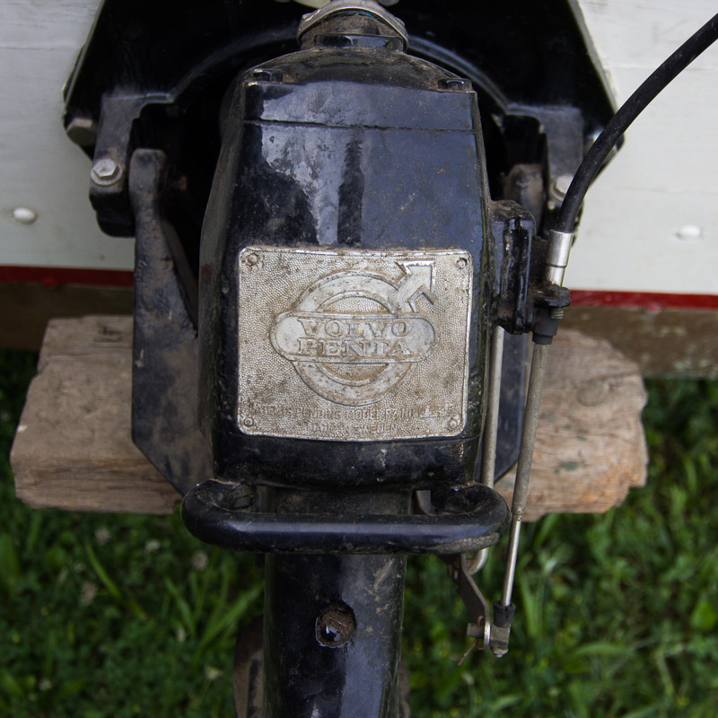 1956 Handcrafted Cuddy Cabin Boat with 110 HP Volvo Engine and Trailer