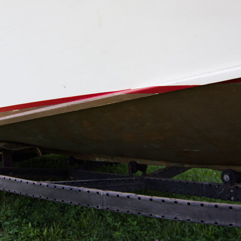 1956 Handcrafted Cuddy Cabin Boat with 110 HP Volvo Engine and Trailer