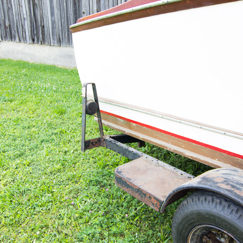 1956 Handcrafted Cuddy Cabin Boat with 110 HP Volvo Engine and Trailer