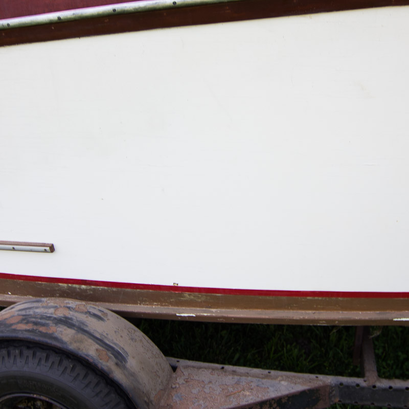 1956 Handcrafted Cuddy Cabin Boat with 110 HP Volvo Engine and Trailer