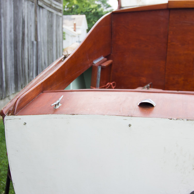 1956 Handcrafted Cuddy Cabin Boat with 110 HP Volvo Engine and Trailer