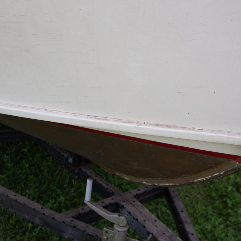 1956 Handcrafted Cuddy Cabin Boat with 110 HP Volvo Engine and Trailer