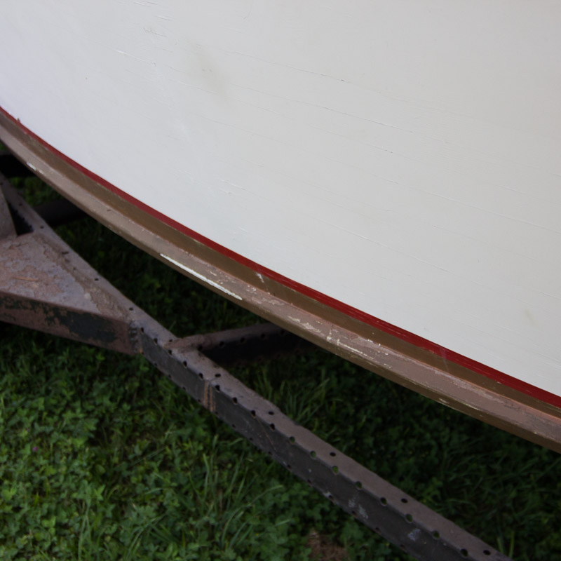 1956 Handcrafted Cuddy Cabin Boat with 110 HP Volvo Engine and Trailer