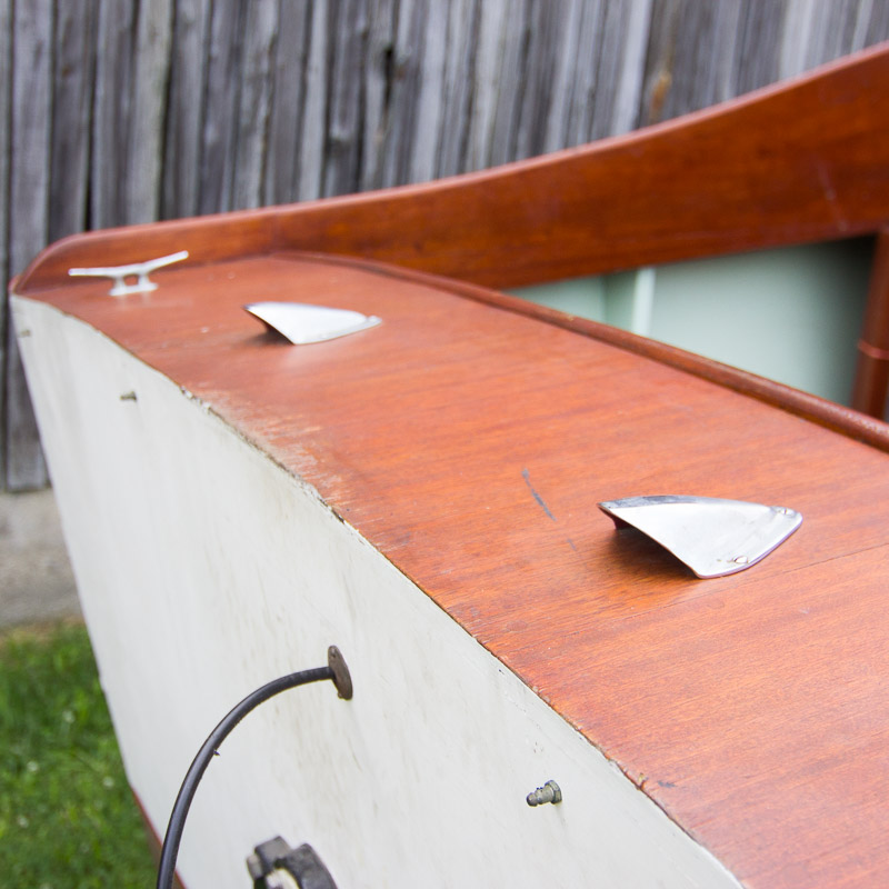 1956 Handcrafted Cuddy Cabin Boat with 110 HP Volvo Engine and Trailer