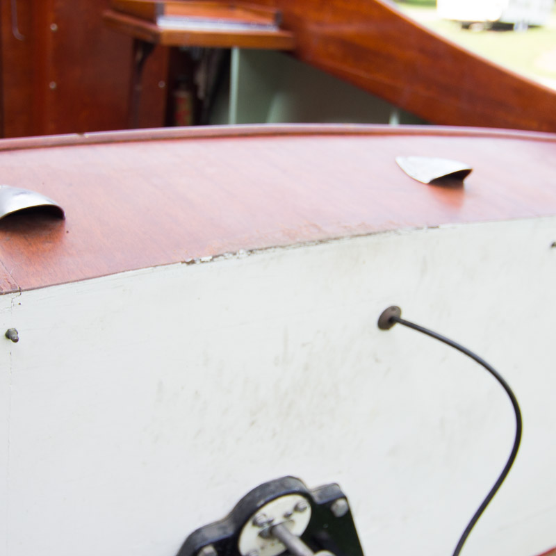 1956 Handcrafted Cuddy Cabin Boat with 110 HP Volvo Engine and Trailer