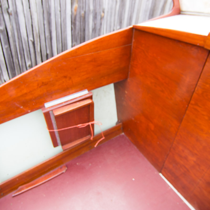 1956 Handcrafted Cuddy Cabin Boat with 110 HP Volvo Engine and Trailer