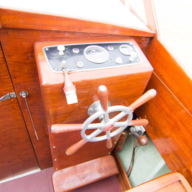 1956 Handcrafted Cuddy Cabin Boat with 110 HP Volvo Engine and Trailer