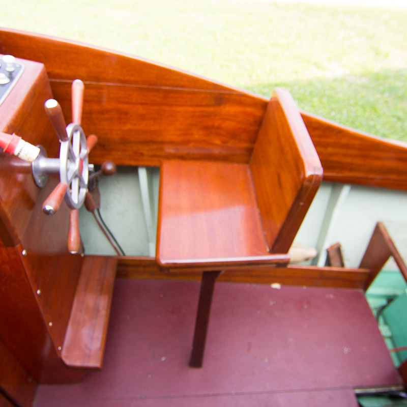 1956 Handcrafted Cuddy Cabin Boat with 110 HP Volvo Engine and Trailer