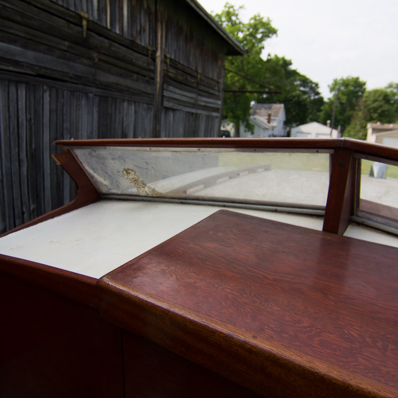 1956 Handcrafted Cuddy Cabin Boat with 110 HP Volvo Engine and Trailer