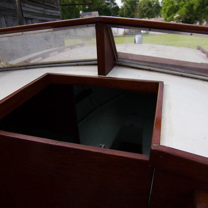 1956 Handcrafted Cuddy Cabin Boat with 110 HP Volvo Engine and Trailer