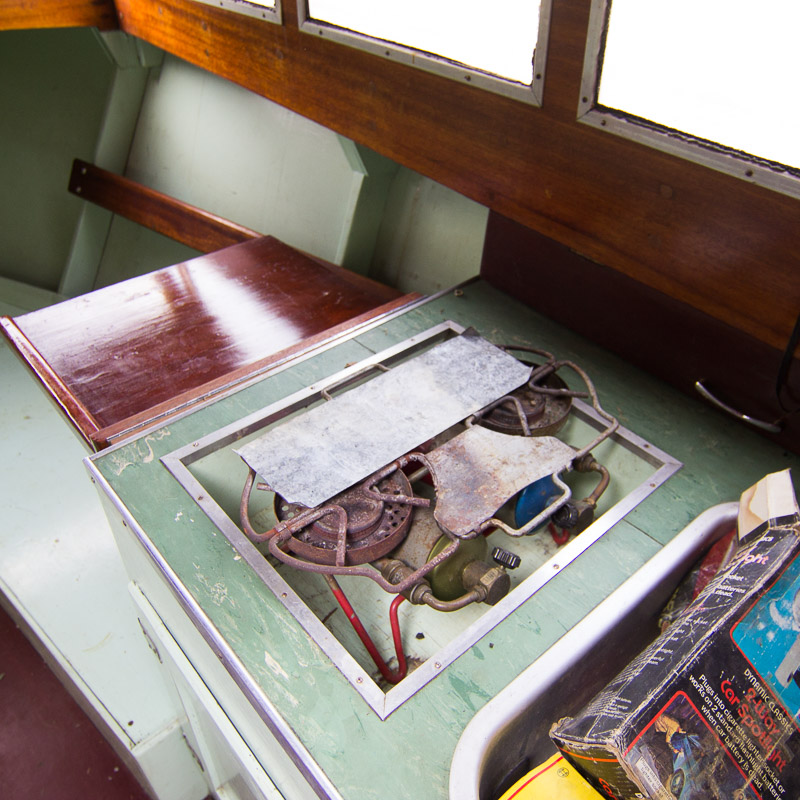 1956 Handcrafted Cuddy Cabin Boat with 110 HP Volvo Engine and Trailer