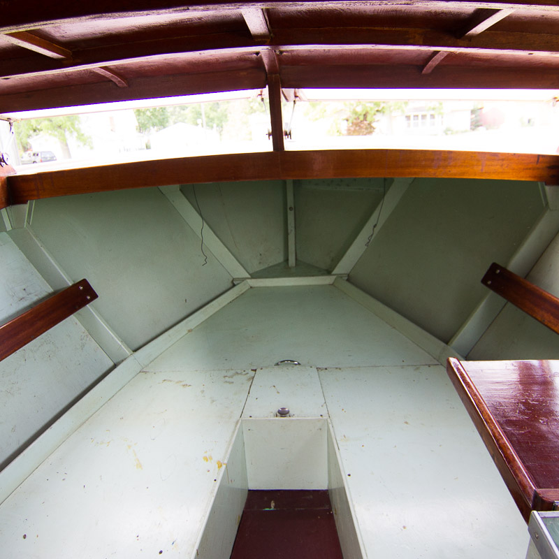 1956 Handcrafted Cuddy Cabin Boat with 110 HP Volvo Engine and Trailer