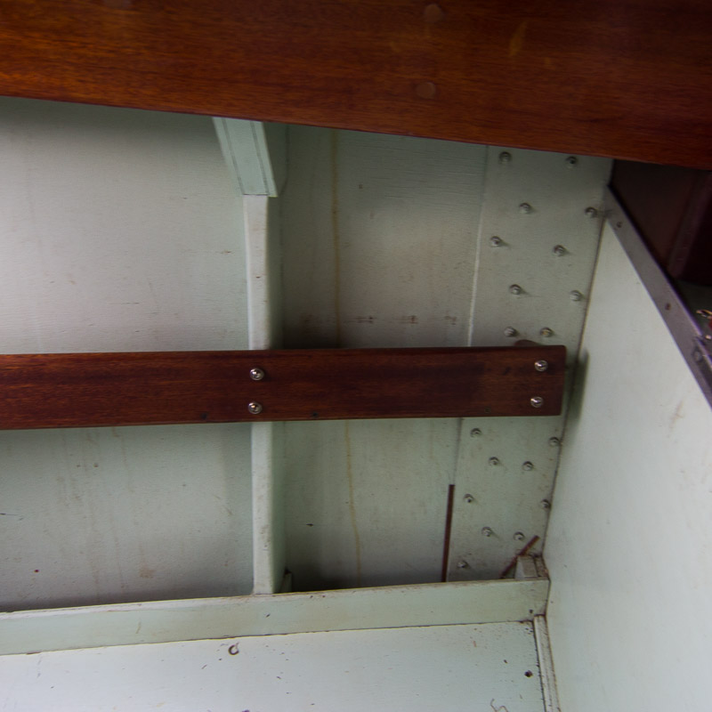 1956 Handcrafted Cuddy Cabin Boat with 110 HP Volvo Engine and Trailer