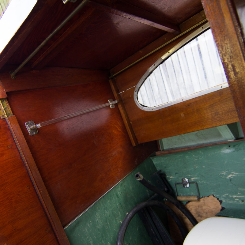 1956 Handcrafted Cuddy Cabin Boat with 110 HP Volvo Engine and Trailer