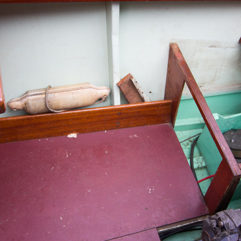 1956 Handcrafted Cuddy Cabin Boat with 110 HP Volvo Engine and Trailer