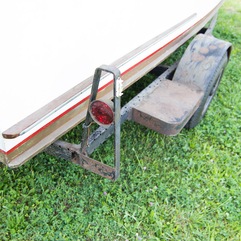 1956 Handcrafted Cuddy Cabin Boat with 110 HP Volvo Engine and Trailer