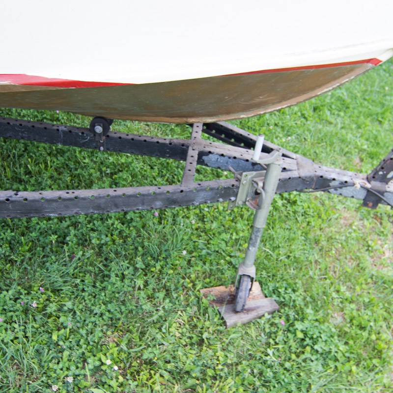 1956 Handcrafted Cuddy Cabin Boat with 110 HP Volvo Engine and Trailer