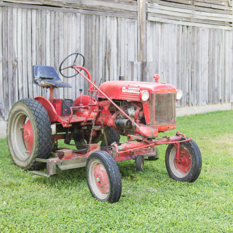 1949 McCormick Farmall Cub Tractor with Mower Attachment