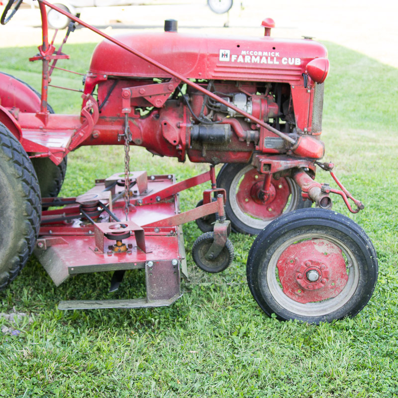 1949 McCormick Farmall Cub Tractor with Mower Attachment