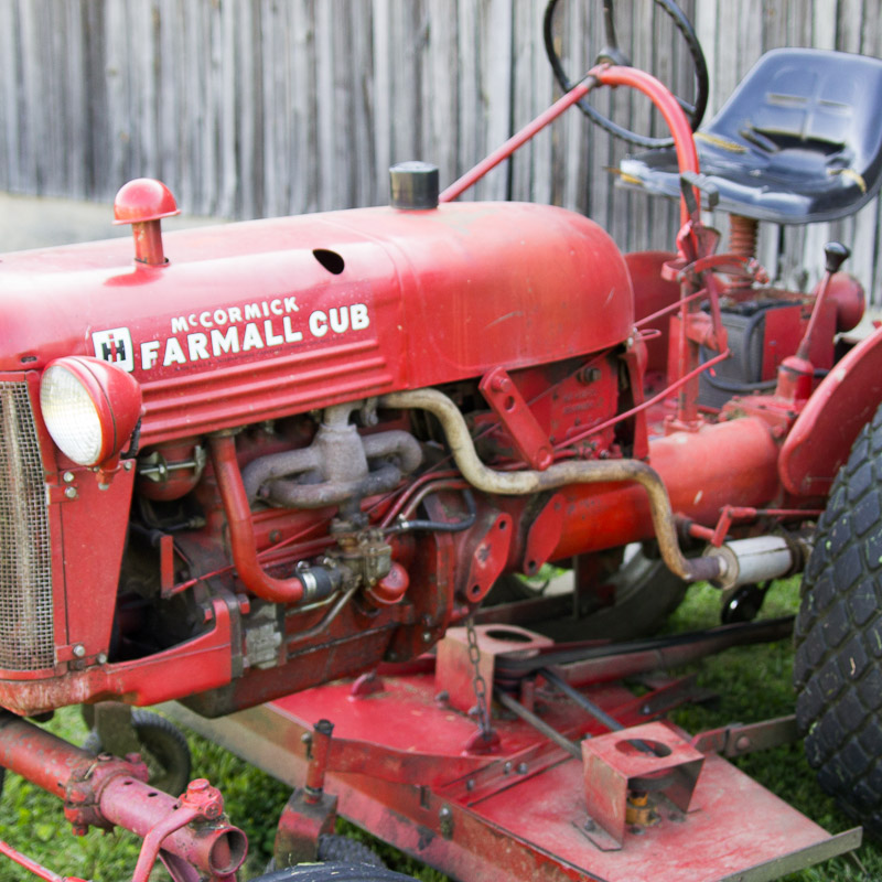 1949 McCormick Farmall Cub Tractor with Mower Attachment