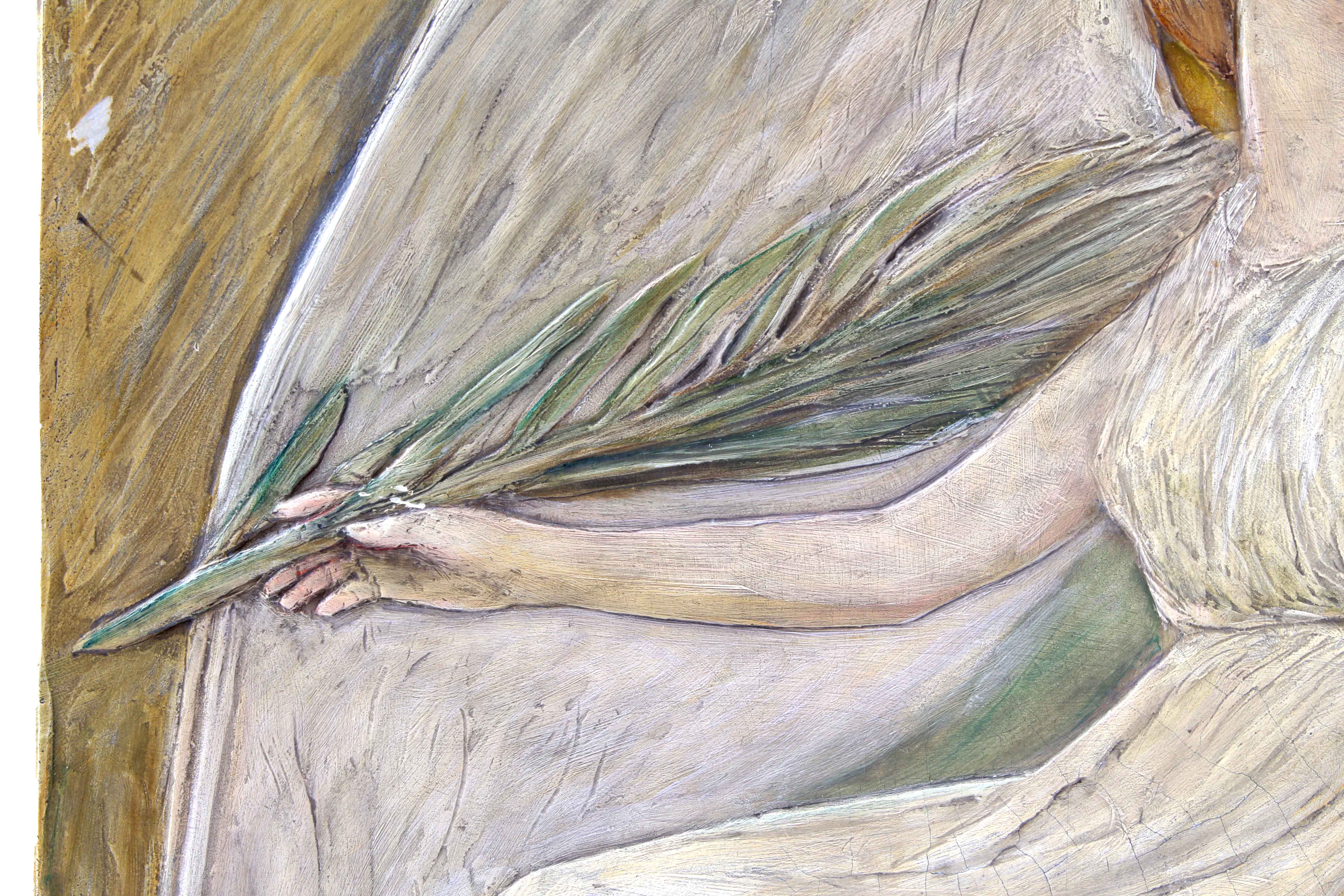 John Rettig Original 1912 High Relief Sculpture