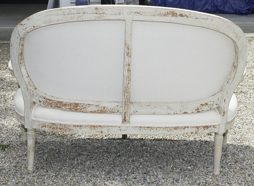 Vintage Swedish Gustavian Style Settee