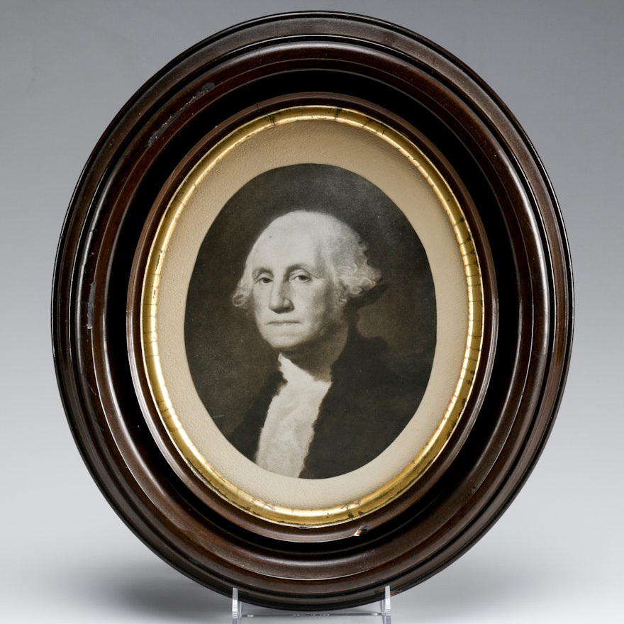 George Washington Offset Lithograph Print