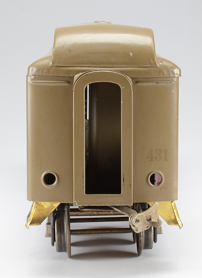 1920s Restored Antique Lionel #402  Dual Motor Standard Gauge Engine with Four Cars