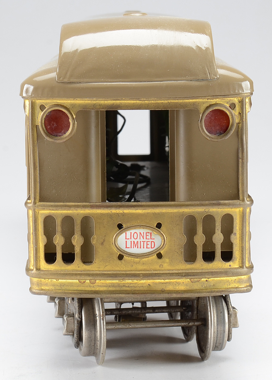 1920s Restored Antique Lionel #402  Dual Motor Standard Gauge Engine with Four Cars