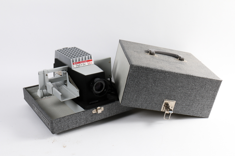 Vintage Bell & Howell "Project-or-View 500" Slide Projector