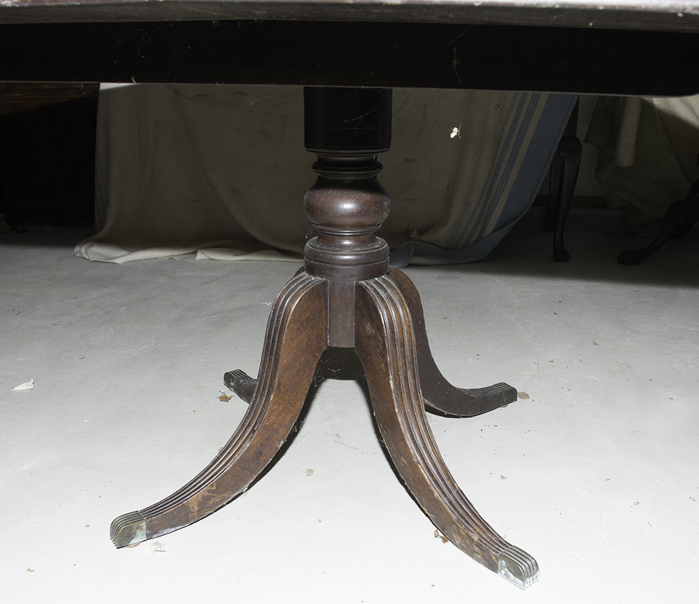 Large 19th Century English Breakfast Table