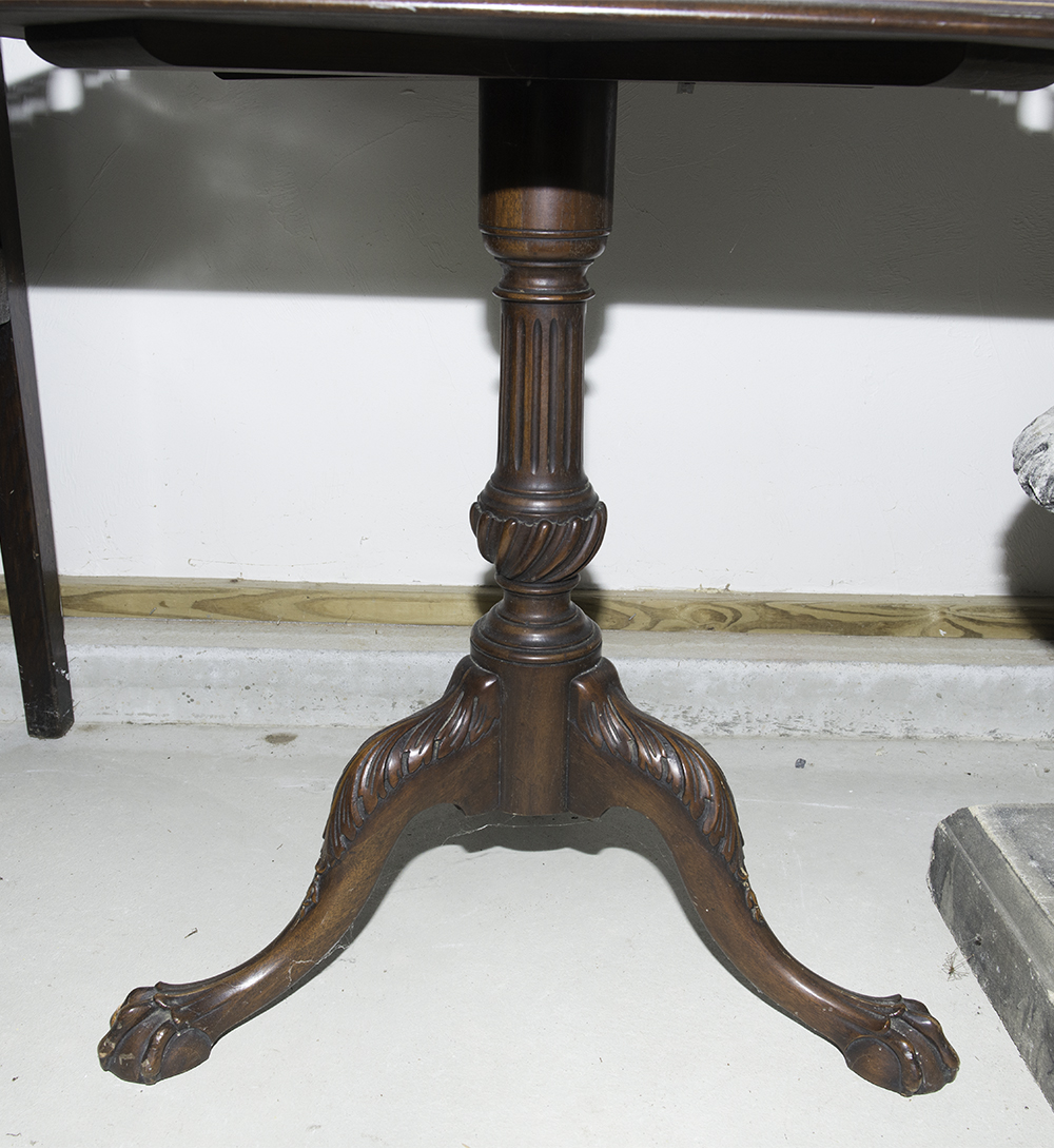 Vintage Paine Furniture Chippendale Tea Table