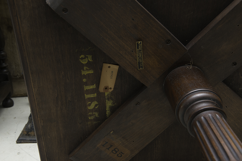 Vintage Paine Furniture Chippendale Tea Table