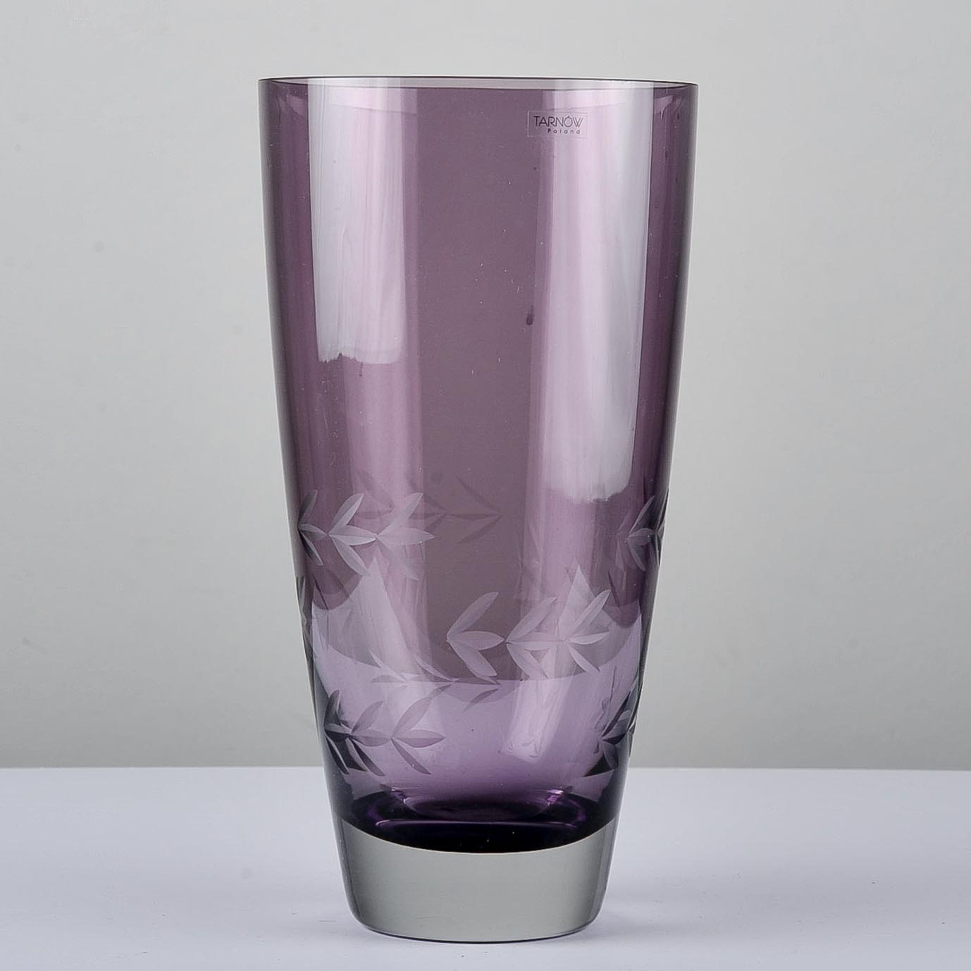 Tarnow Poland Crystal Vase