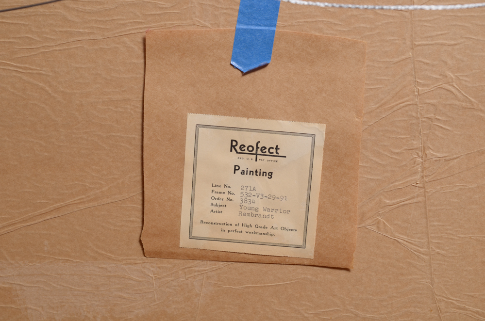 Vintage 'Reofect' Replica Rembrandt Paintings