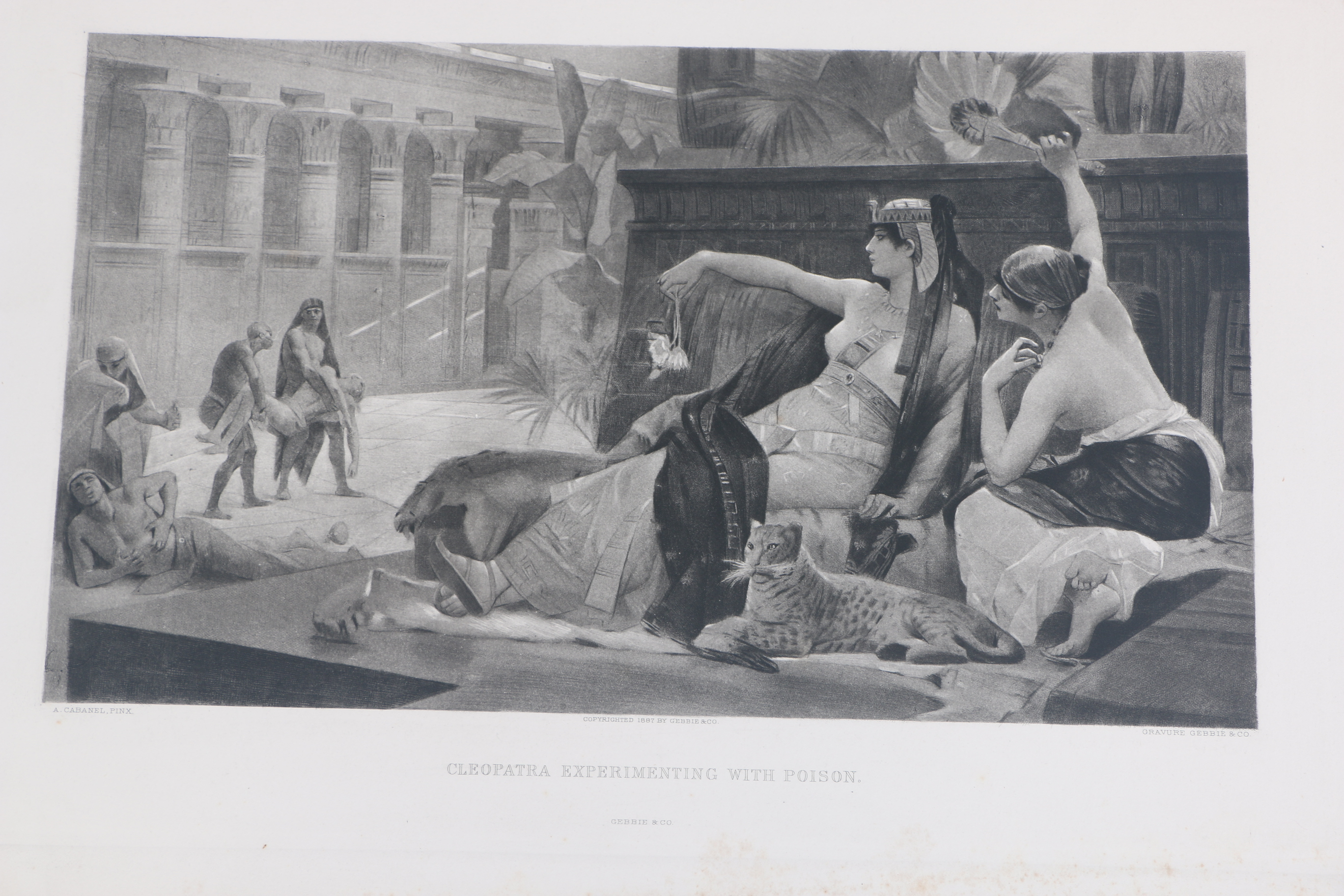 Collection of Antique Gebbie and Co. Photogravures