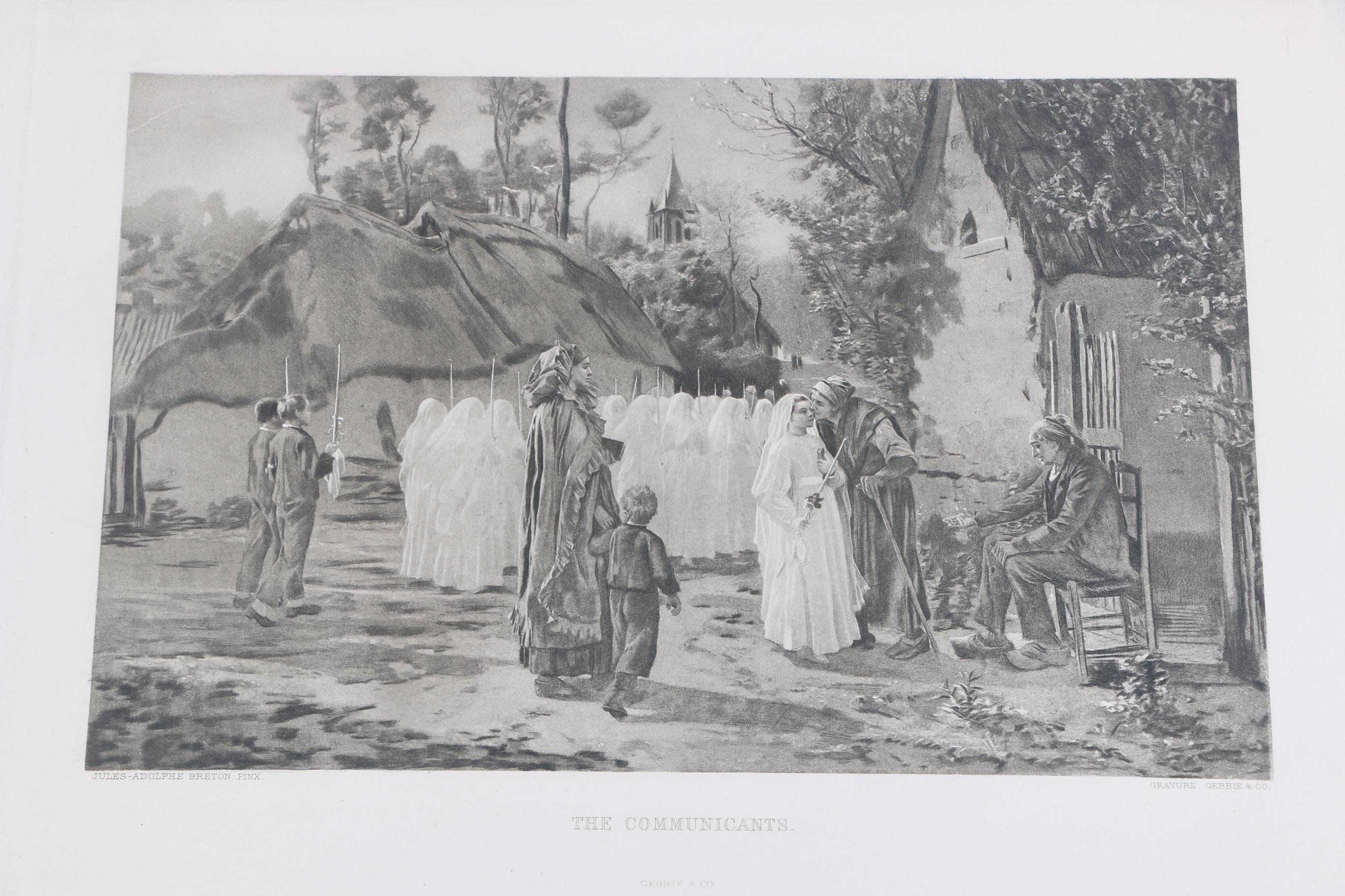 Collection of Antique Gebbie and Co. Photogravures