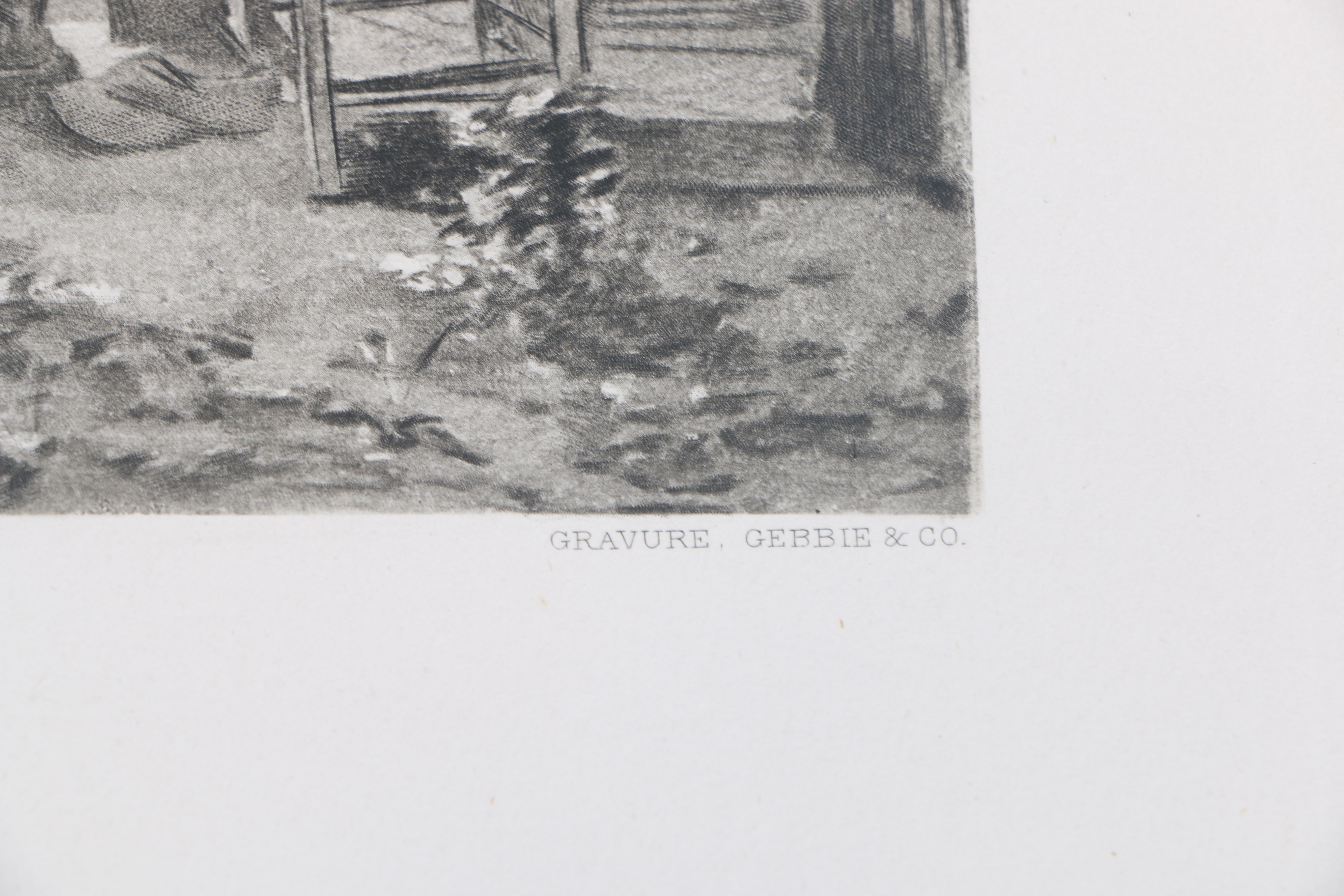 Collection of Antique Gebbie and Co. Photogravures