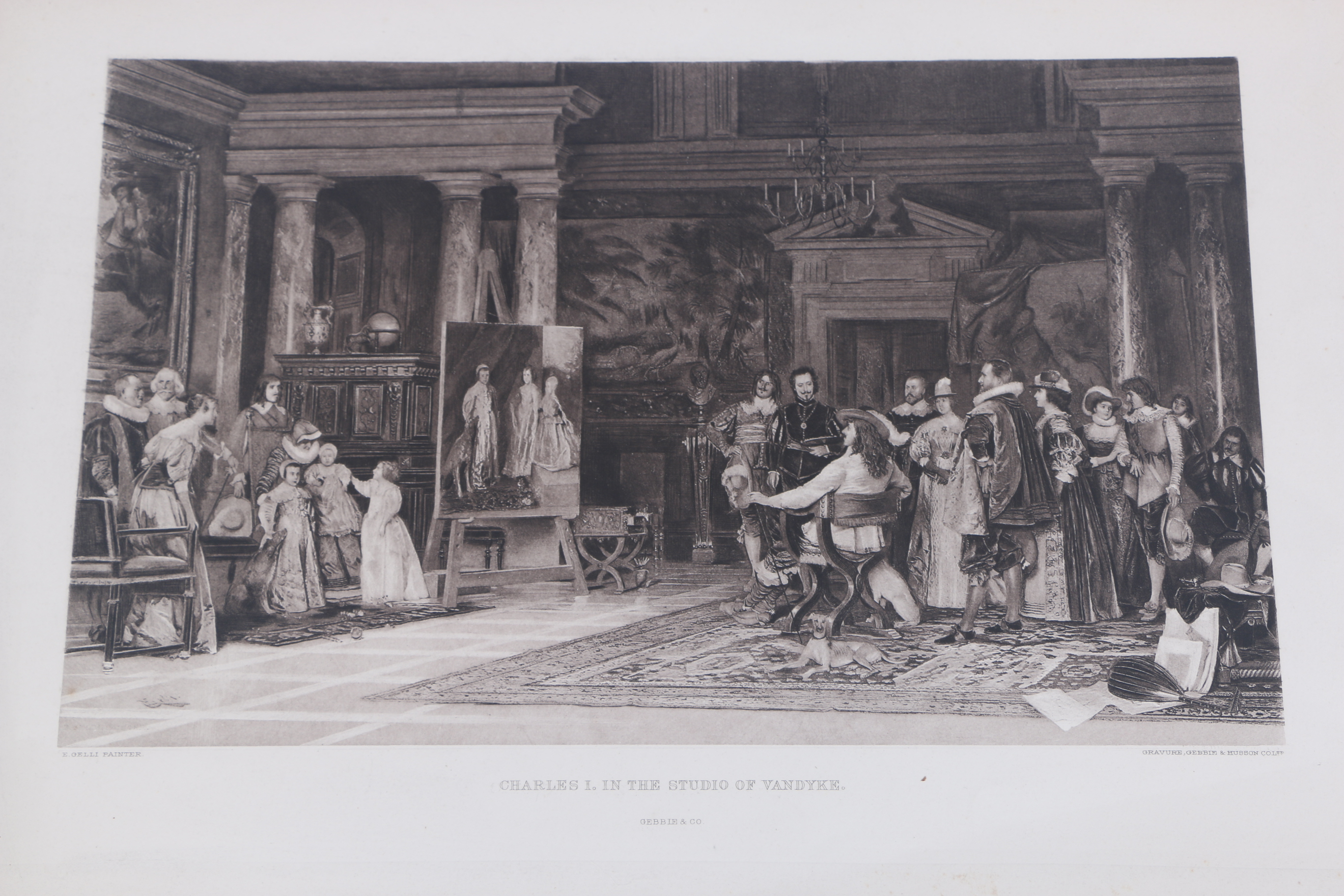 Collection of Antique Gebbie and Co. Photogravures