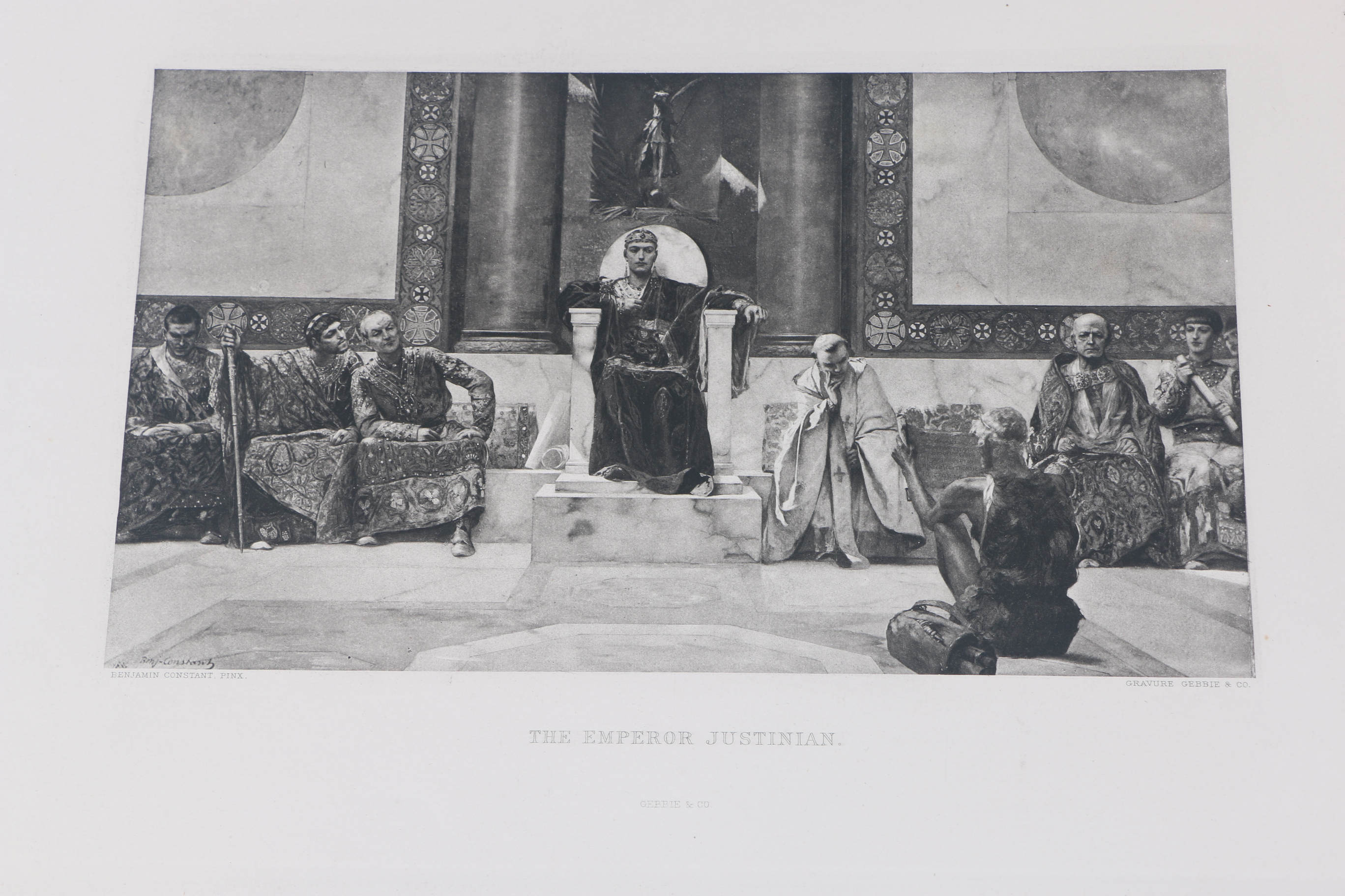 Collection of Antique Gebbie and Co. Photogravures