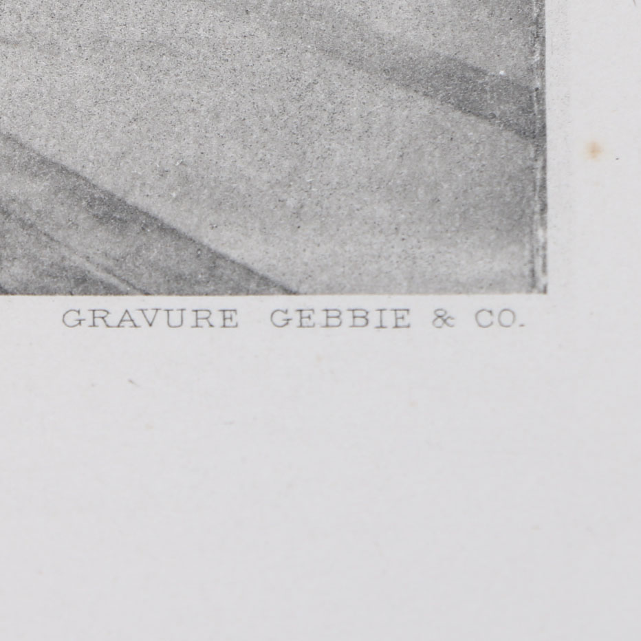 Collection of Antique Gebbie and Co. Photogravures